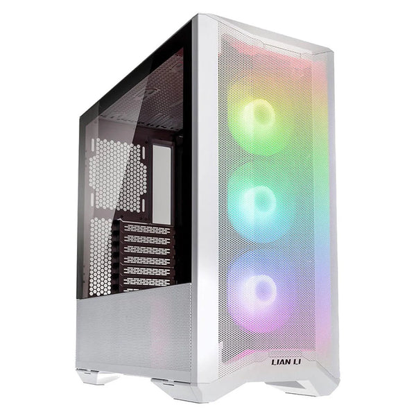Lian Li Lancool II Mesh White (3x 120mm ARGB Fans Included) - Anigma